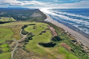 Bandon Dunes 16th Ravines Aerial